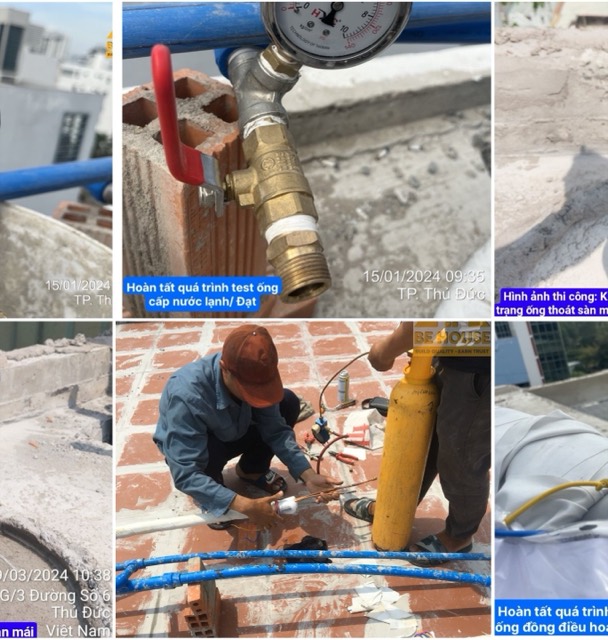 Test áp lực đường ống cấp thoát nước